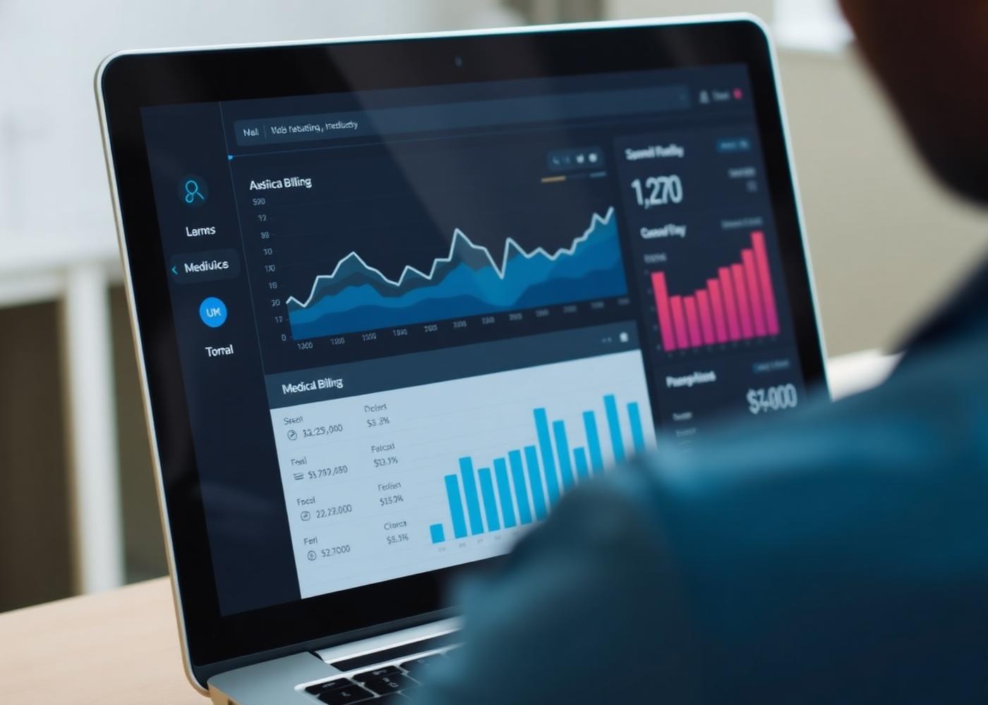 Dashboard de faturamento médico MEDDEM
